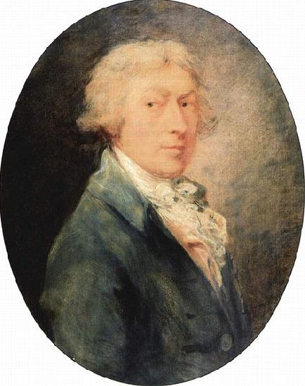 Thomas Gainsborough Self portrait oil painting image